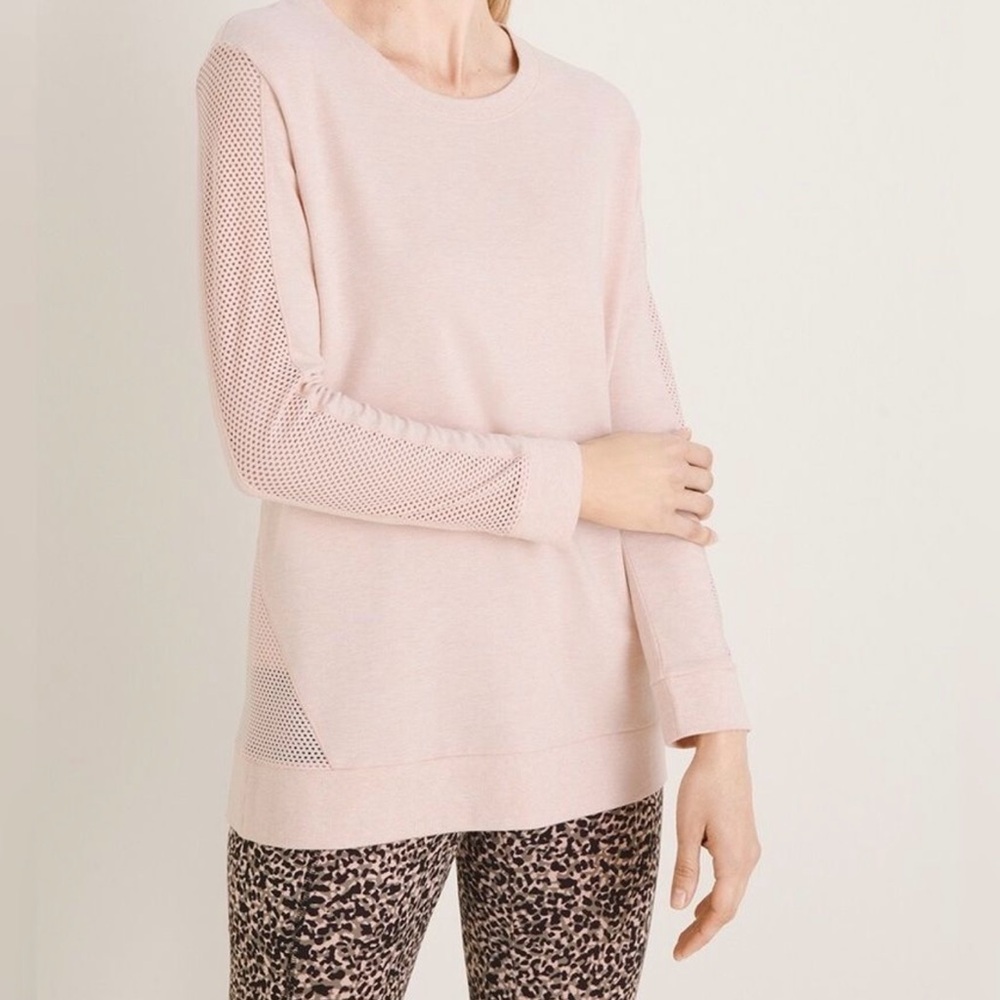 Chico’s Zenergy Mesh Mix Top